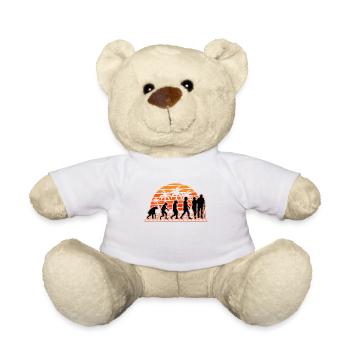 Évolution des soins aux personnes âgées Sunset Aidant âgé - Nounours - blanc - Devant