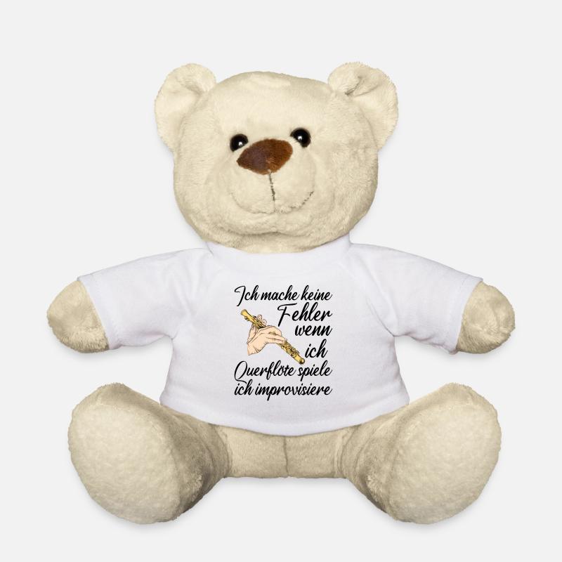 Querflöte - Teddy - Weiß