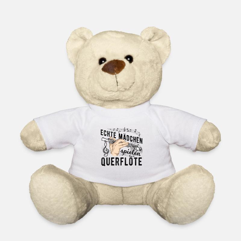 Querflöte - Teddy - Weiß