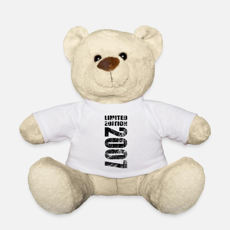 Limited Edition 2007 18. Geburtstag Geschenk - Teddy - Weiß