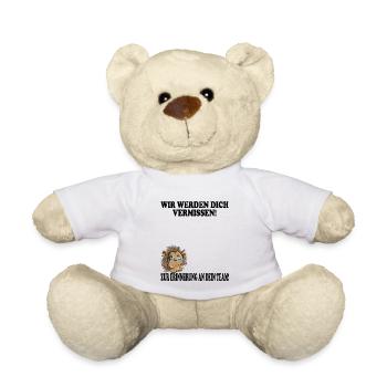 Wir werden dich vermissen Stacheltier weinen Igel - Teddy - Weiß - Vorne