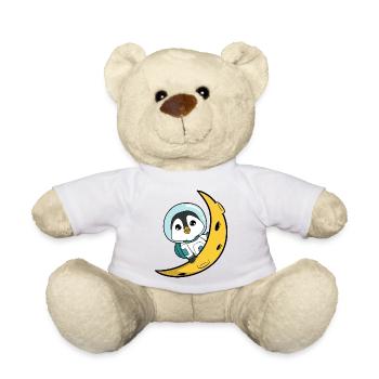 Pinguin Mond - Teddy - Weiß - Vorne