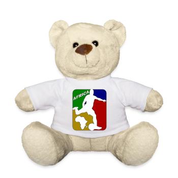 Football Africa Cup - Teddy Bear - white - Front