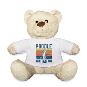 Dog Dad - Poodle Dad - Teddy Bear - white - Front
