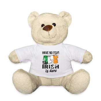 Irlande Origine irlandaise Drapeau irlandais Racines irlandaises - Nounours - blanc - Devant