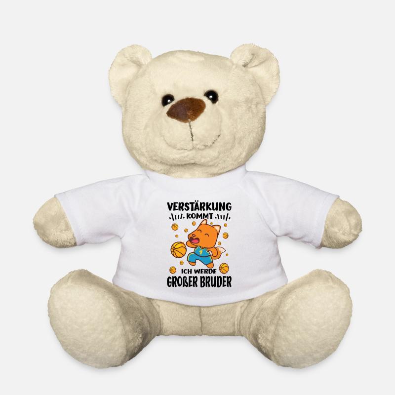 Verstärkung kommt - werde großer Bruder - Teddy - Weiß