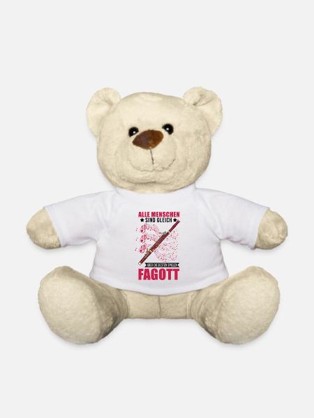 Fagott Fagottist Fagottspieler - Teddy - Weiß