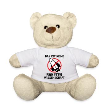 Keine Raketenwissenschaft Rakete Wissenschaft - Teddy - Weiß - Vorne