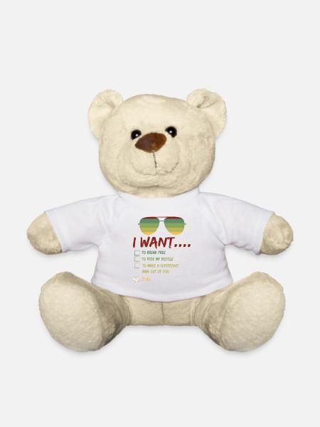I Want To Break Free Sonnenbrille Sommer - Teddy - Weiß