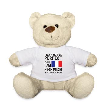Franzose Frankreich Flagge Französische Herkunft - Teddy - Weiß - Vorne