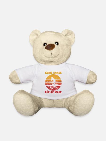 Keine Gnade für die Wade Rennradfahrer Rennrad - Teddy - Weiß