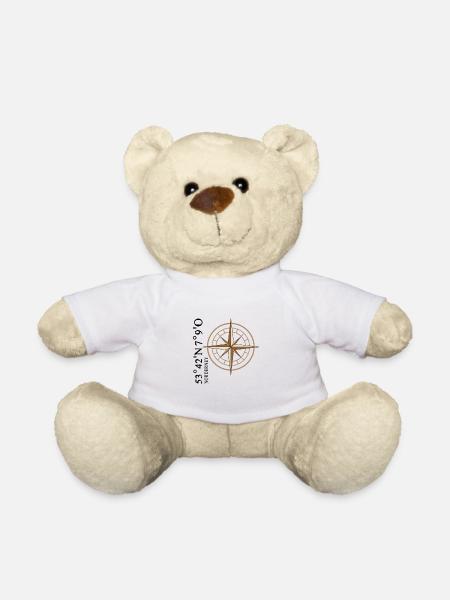 Norderney Koordinaten Insel - Teddy - Weiß
