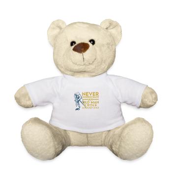 Ne sous-estimez jamais le hockey d’un vieil homme - Nounours - blanc - Devant