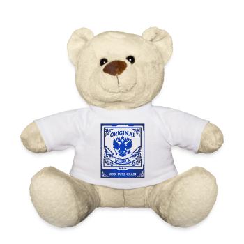 Russischer Vodka - Teddy - Weiß - Vorne