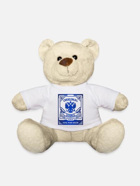 Russischer Vodka - Teddy - Weiß