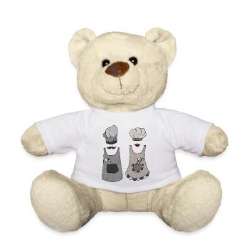 Cook and cook - Teddy Bear - white - Front