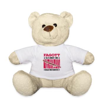 Fagott Alles andere sind Begleitinstrumente - Teddy - Weiß - Vorne