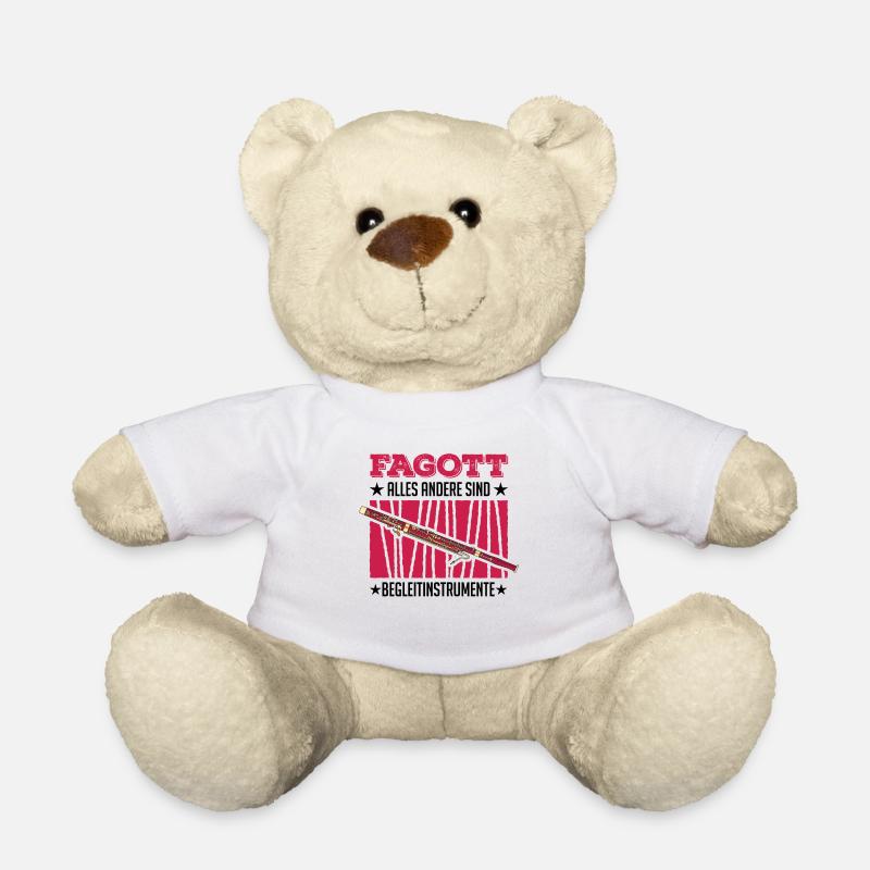 Fagott Alles andere sind Begleitinstrumente - Teddy - Weiß
