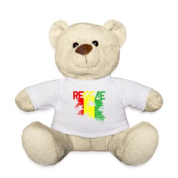 Sommer Jamaikanischer Strand Rasta Reggae Jamaika - Teddy - Weiß - Vorne