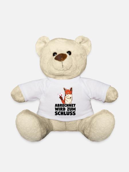 Doppelkopf - Teddy - Weiß