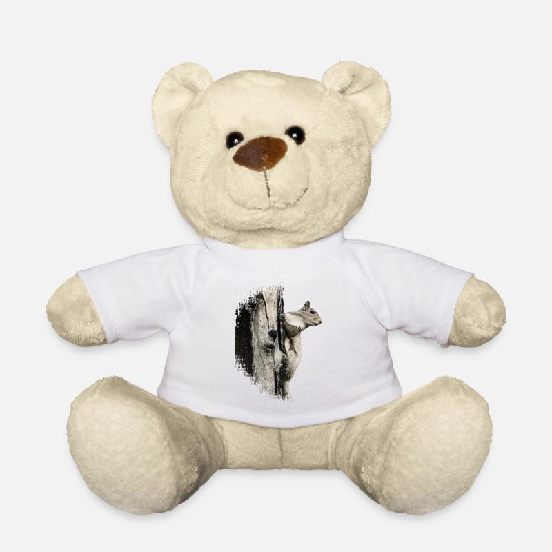 Écureuil - Nounours - blanc