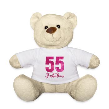 18 et fabuleux 18e anniversaire B Day - Nounours - blanc - Devant