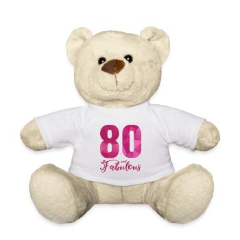 18 et fabuleux 18e anniversaire B Day - Nounours - blanc - Devant
