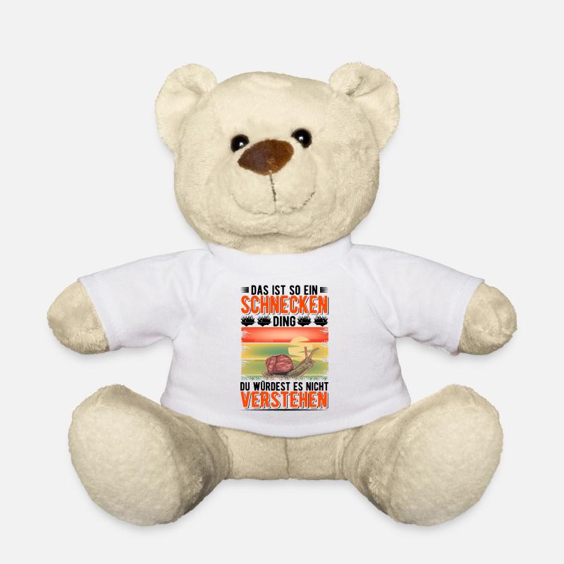 Das ist so ein Schnecken Ding - Teddy - Weiß