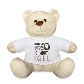 Lustiges Afrikanischer Weißbauchigel Igel Kostüm - Teddy - Weiß - Vorne