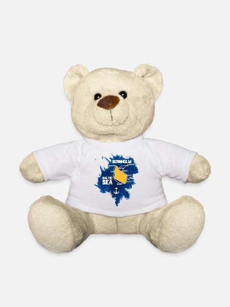 Bornholm Baltic Sea - Teddy Bear - white