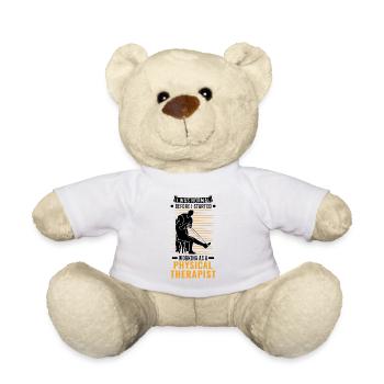 Physiotherapeut Physiotherapie Physical Therapist - Teddy - Weiß - Vorne