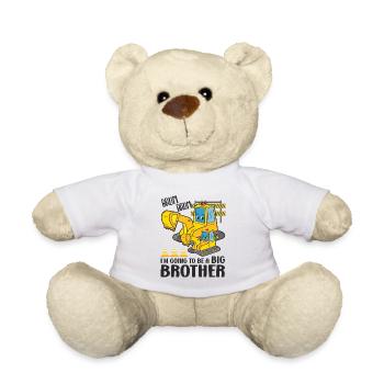 Promoted to Big Brother Excavator I'm Going To Be - Teddy - Weiß - Vorne