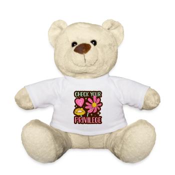 Feminist Feminism Women's Rights Equality - Teddy Bear - white - Front