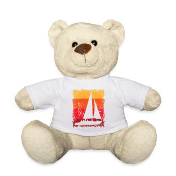 Segeln Segelboot Segelschiff Wassersport - Teddy - Weiß - Vorne