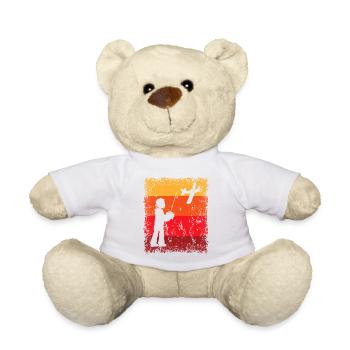 RC Modellflieger Modellflugzeug Modellfliegen - Teddy - Weiß - Vorne