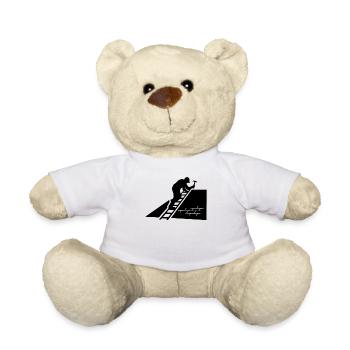 Roofing Profession Training Craftsman Gift - Teddy Bear - white - Front