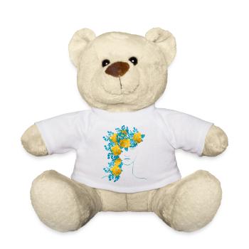 Ukraine Frieden - Teddy - Weiß - Vorne