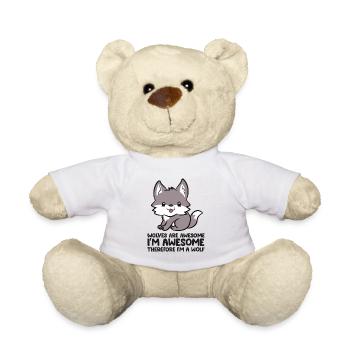 Wölfe sind fantastisch Ich bin fantastisch, also - Teddy - Weiß - Vorne