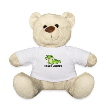 Lizard Hunter Reptile Geckos Lizard - Teddy Bear - white - Front