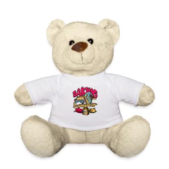 Baking Is My Superpower Funny Baker & Baking - - Teddy Bear - white - Front