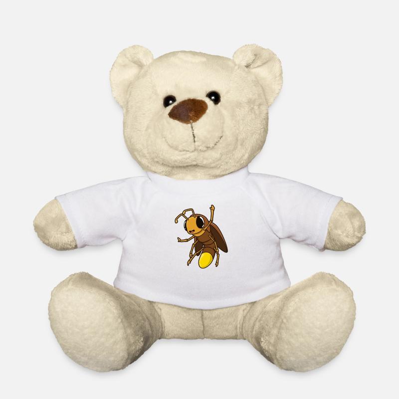 Kawaii Glühwürmchen - Teddy - Weiß