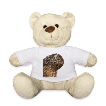 Owl - Teddy Bear - white - Front