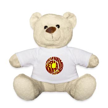 Game Set and Match - witziger Tennis Spruch - Teddy - Weiß - Vorne