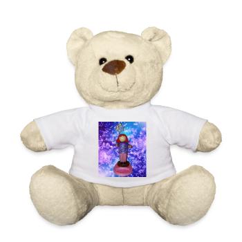 Glitzerstern Figurensommer - Teddy - Weiß - Vorne