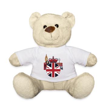 Londres - Nounours - blanc - Devant
