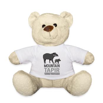 Mountain Tapire Tiermotiv Tapir Familie - Teddy - Weiß - Vorne