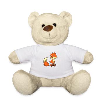 Kawaii Baby Fuchs - Teddy - Weiß - Vorne