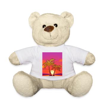 Palmen - Teddy - Weiß - Vorne