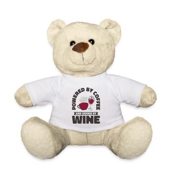Buveur de vin de café Buveur de vin caféiné - Nounours - blanc - Devant