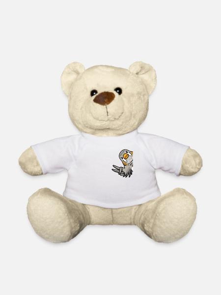 Zebrafink Vogel Von Seite - Teddy - Weiß